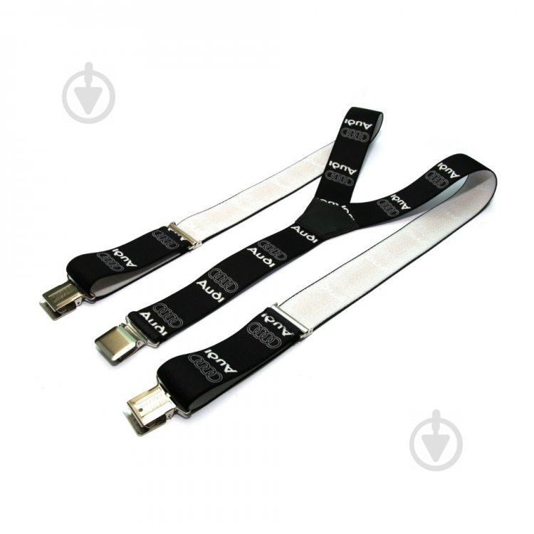 Мужские подтяжки Gofin с рисунком Audi Y образные 4 См Черные (PBM-19004)