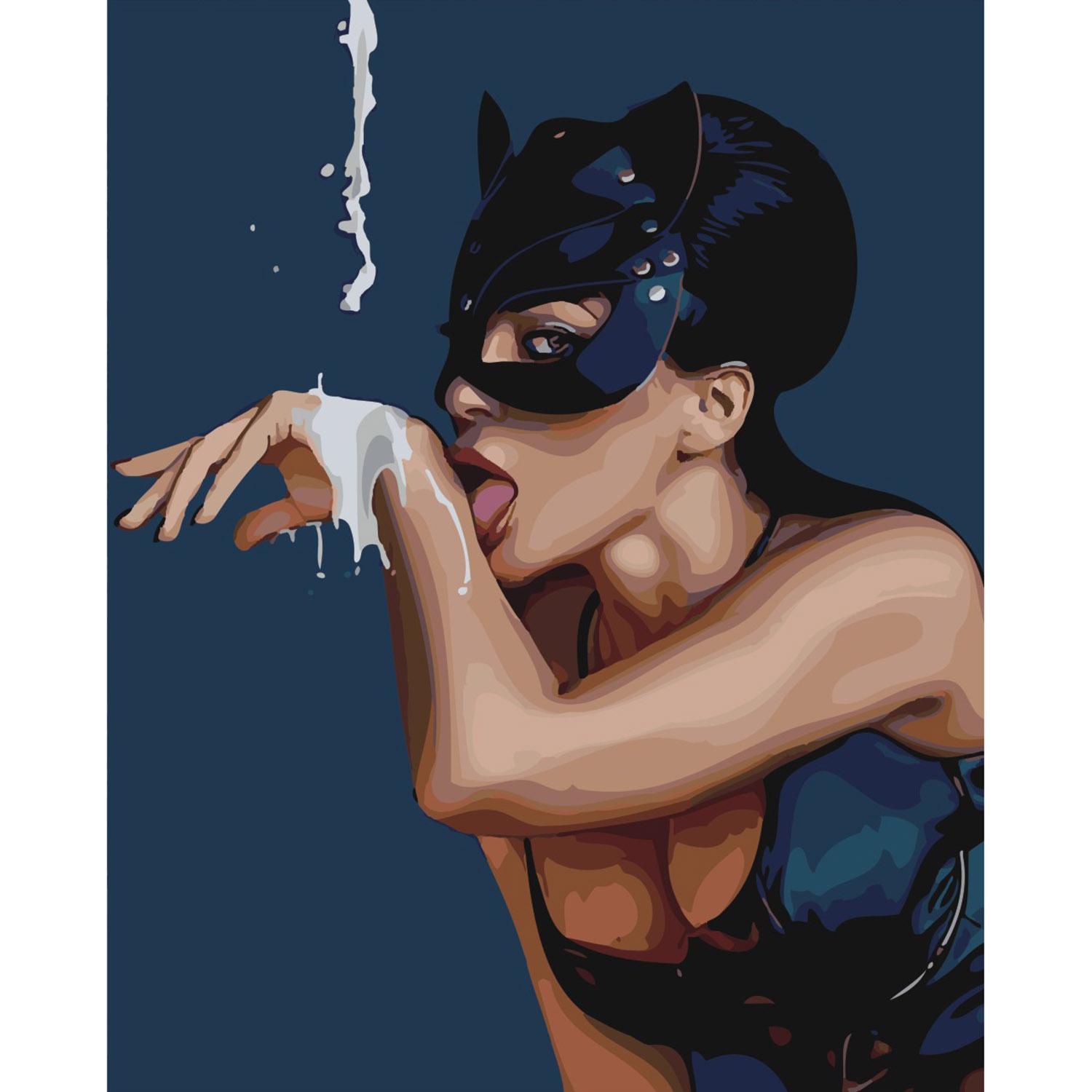 Картина по номерам Strateg Кошки любят молоко 40х50 см (SY6380)