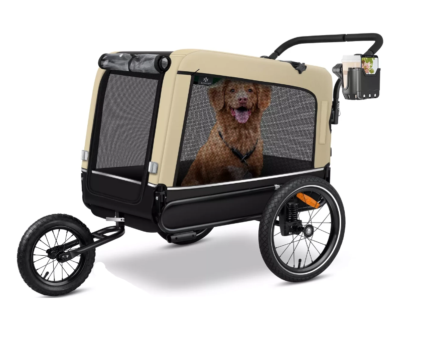 Прицеп для велосипеда для животных KESSER 600D Oxford Canvas 40 кг 75x103x139 см (4260729116581) Прицеп для велосипеда для животных KESSER 600D Oxford Canvas 40 кг 75x103x139 см (4260729116581)