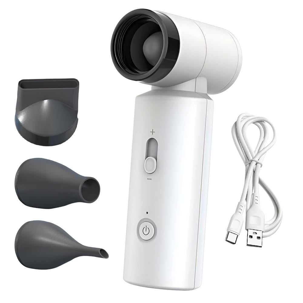 Фен бездротовий JoyPro Smart care з насадками дифузор/концентратор на акумуляторі 4500 mAh Білий (00c03534)