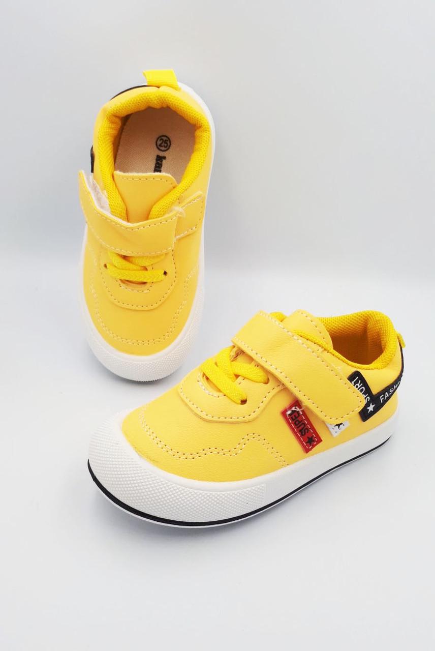 Кросівки для хлопчиків Канарейка J25922/22 р. 22 Жовтий - фото 3 Кросівки для хлопчиків Канарейка J25922/22 р. 22 Жовтий - фото 3