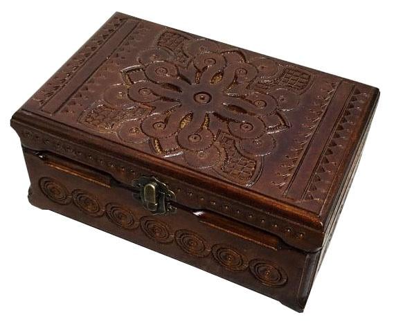 Шкатулка 20x13 см Ореховый (00176)