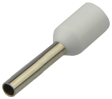 Наконечник изолированный АСКО-Укрем НТ 0,75-10 0,75 мм2 гильза 10 мм 100 шт. Белый (A0060010113)