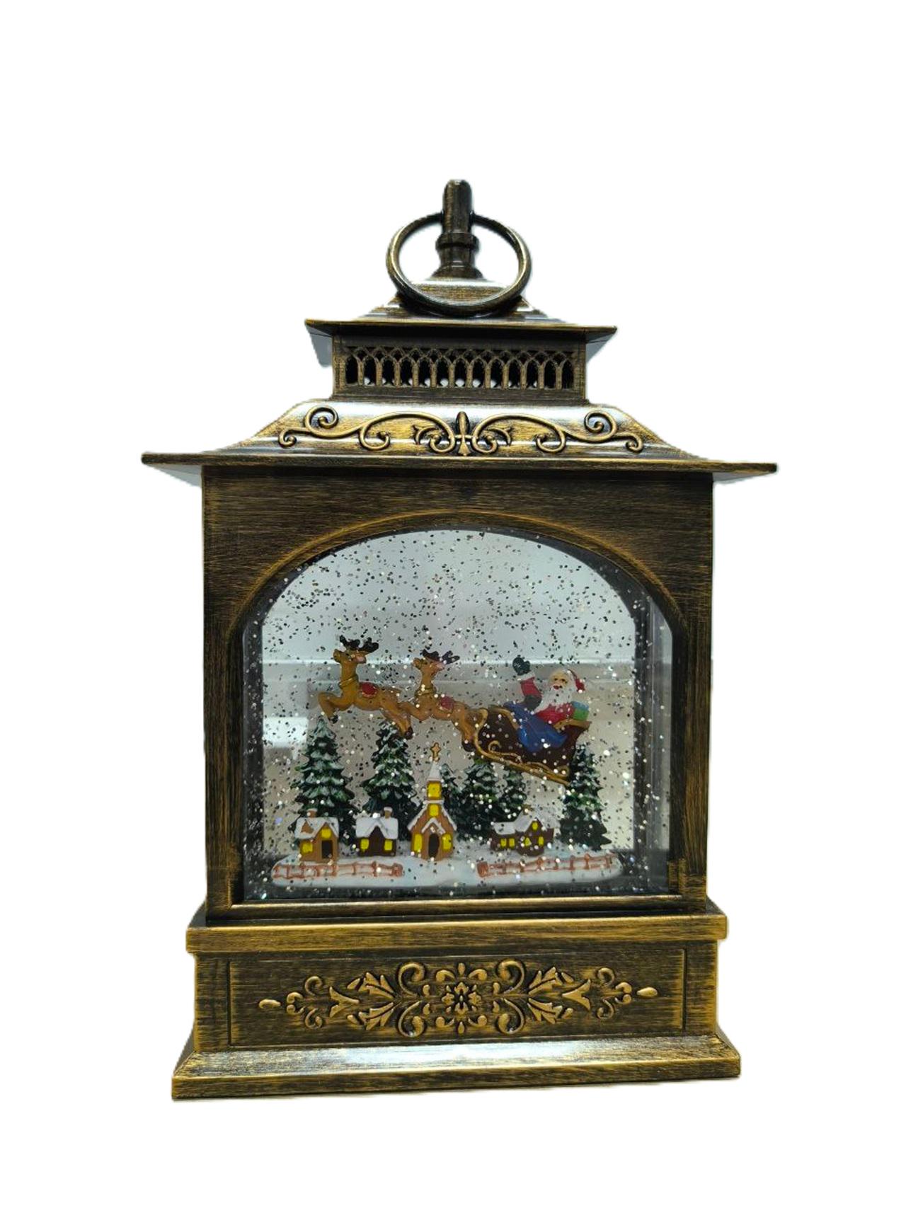 Ночник новогодний Фонарь музыкальный с LED подсветкой (10089) Ночник новогодний Фонарь музыкальный с LED подсветкой (10089)