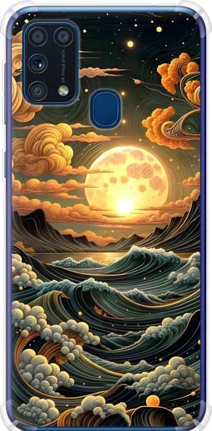 Чехол на Samsung Galaxy M31 M315F Арт волны (6332sp-1907-42517)
