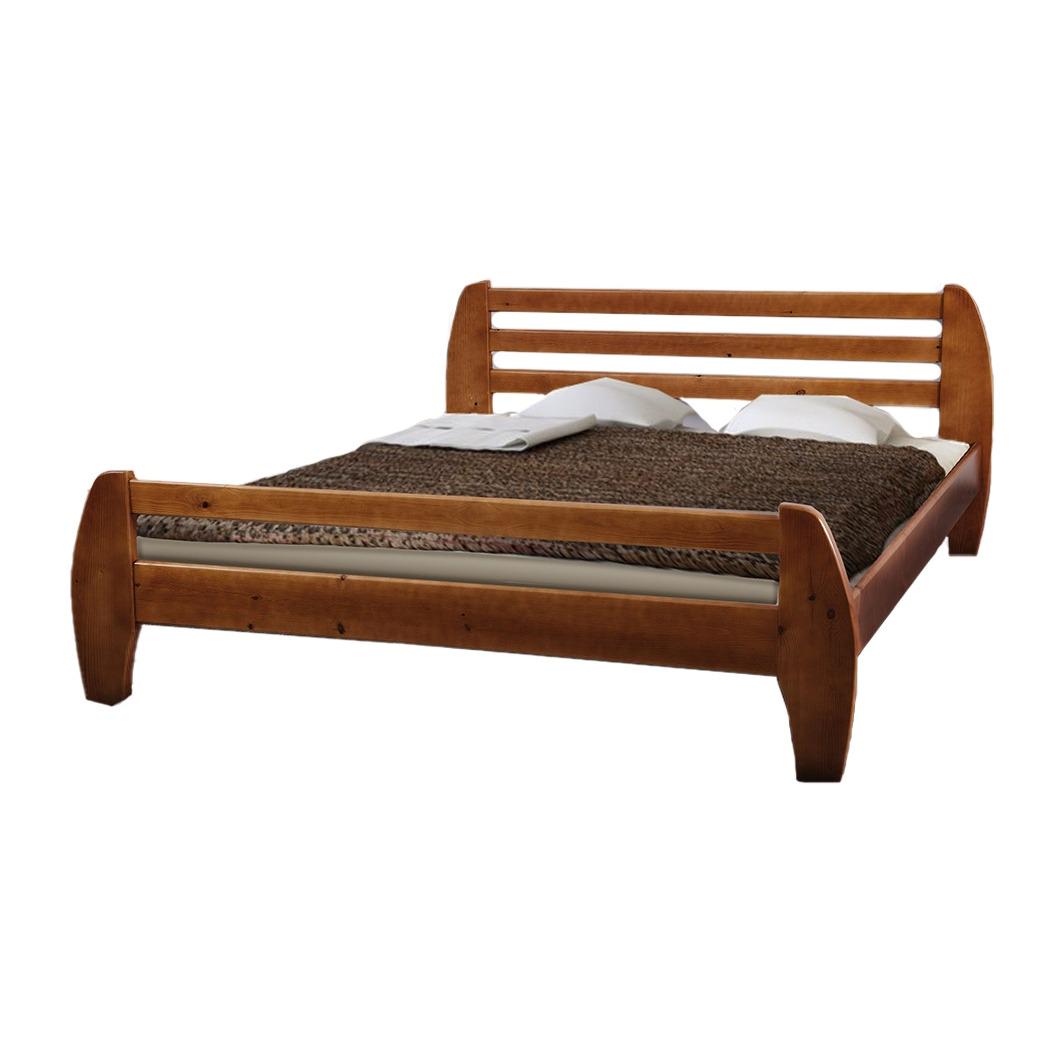 Кровать двуспальная Мікс Меблі Galaxy 160х200 с ламелями из натурального дерева Орех темный без матраса Кровать двуспальная Мікс Меблі Galaxy 160х200 с ламелями из натурального дерева Орех темный без матраса