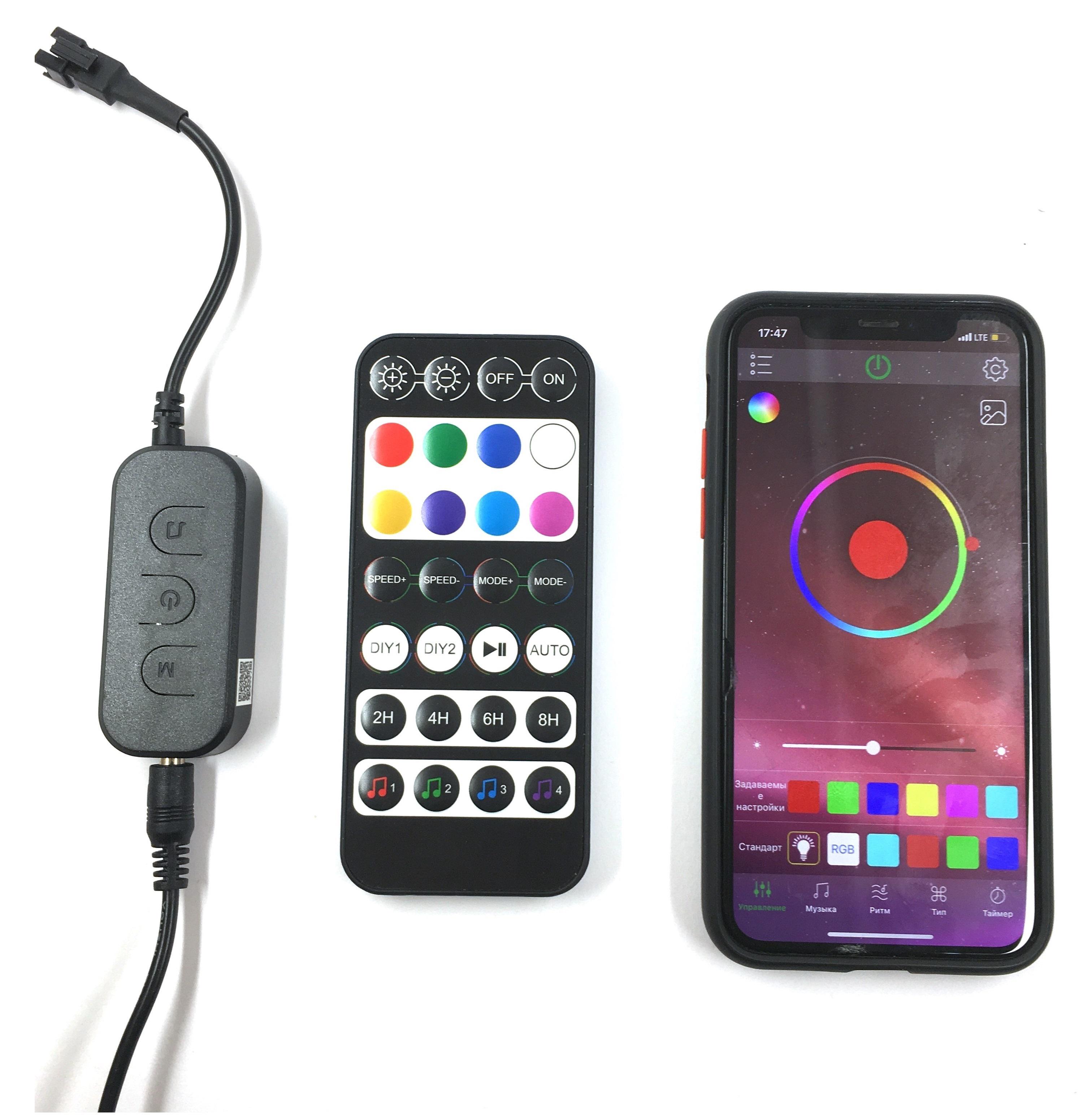 Угловая LED лампа торшер Music SunJet 142 см Черный - фото 10