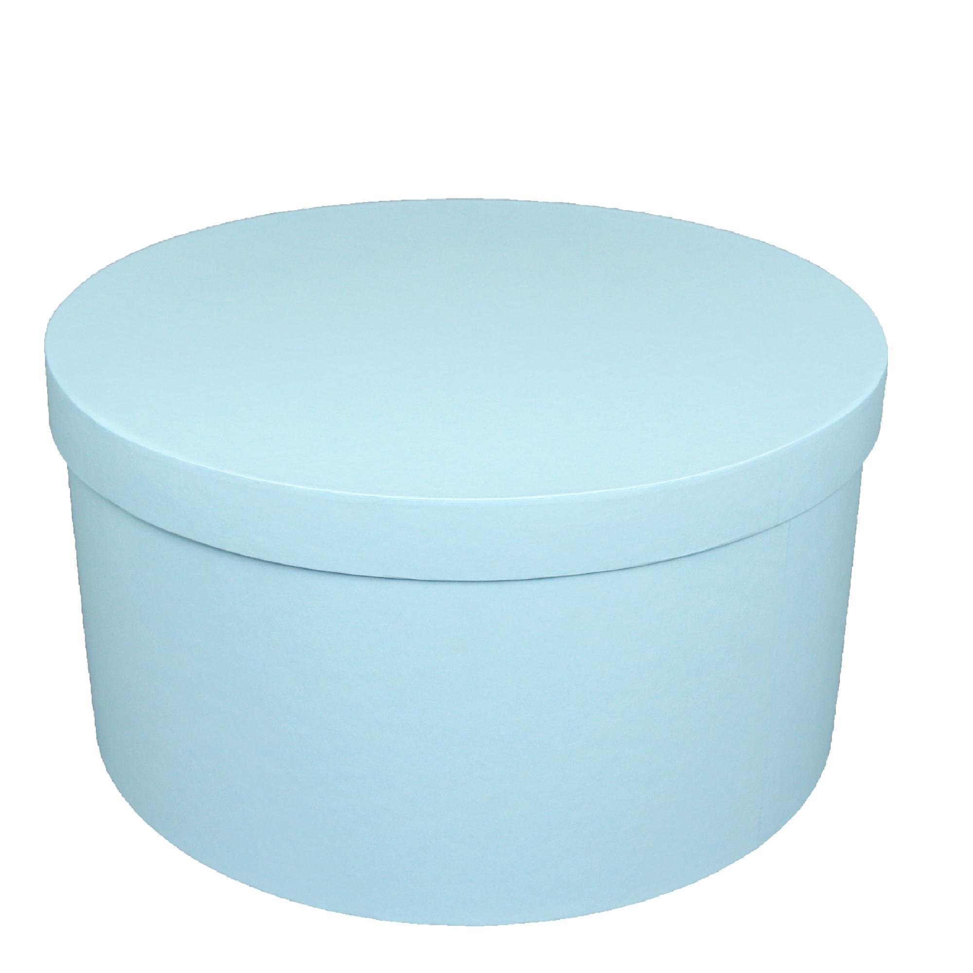 Коробка Perfectbox цилиндрическая матовая 20х40 см Голубой (201)