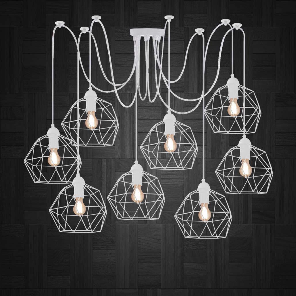 Люстра ANTHILL-8 WH