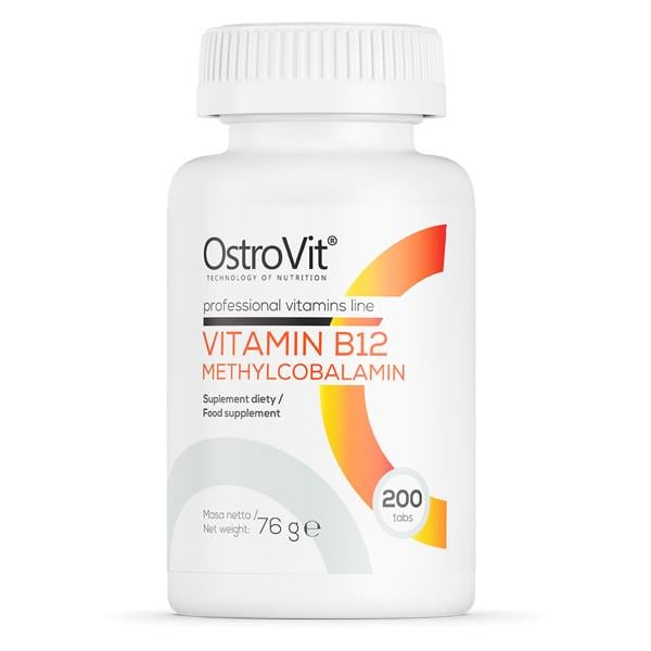 Витамины OstroVit Vitamin B12 Methylocobalamin 200 таблеток