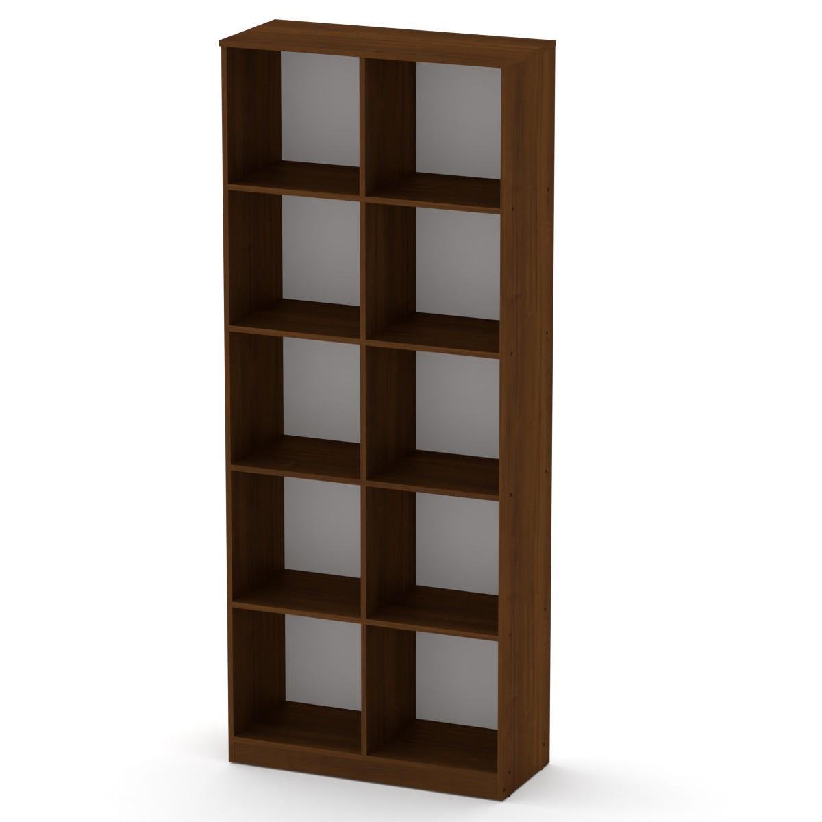 Стеллаж для книг Компанит КШ-2 АБС Орех