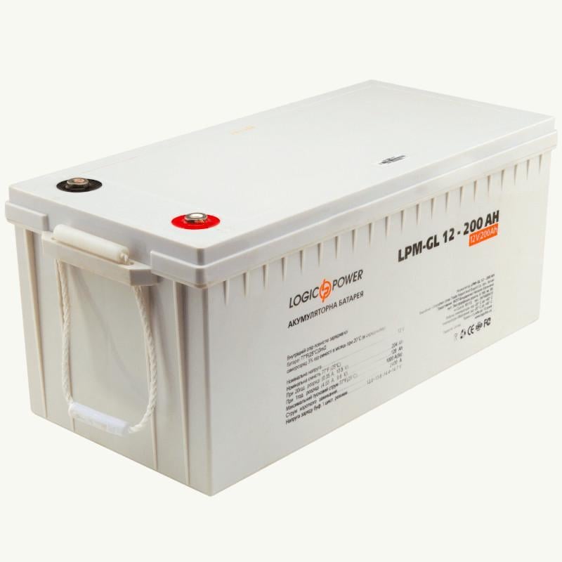 Аккумулятор гелевый LogicPower LPM-GL 12 200 Ah (29879663)