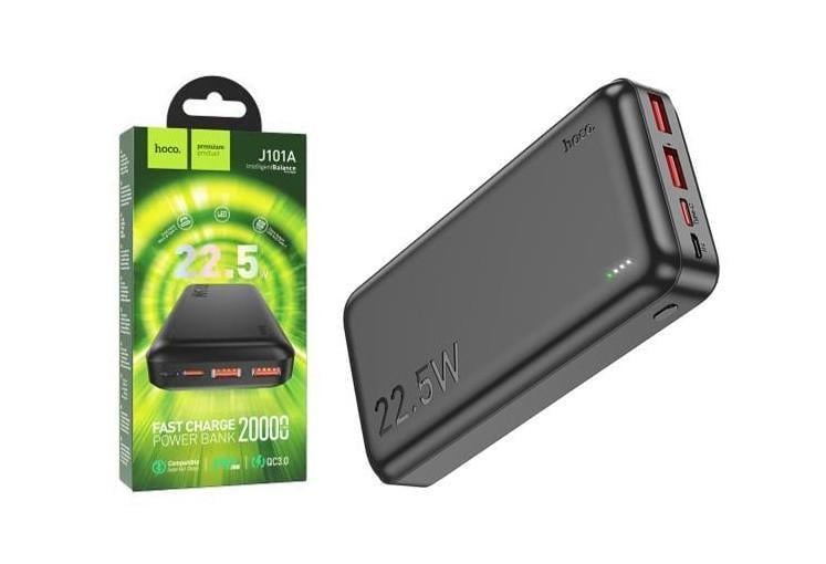 Повербанк Hoco J101A 20000 mAh 22,5W Чорний (1765880064) Повербанк Hoco J101A 20000 mAh 22,5W Чорний (1765880064)