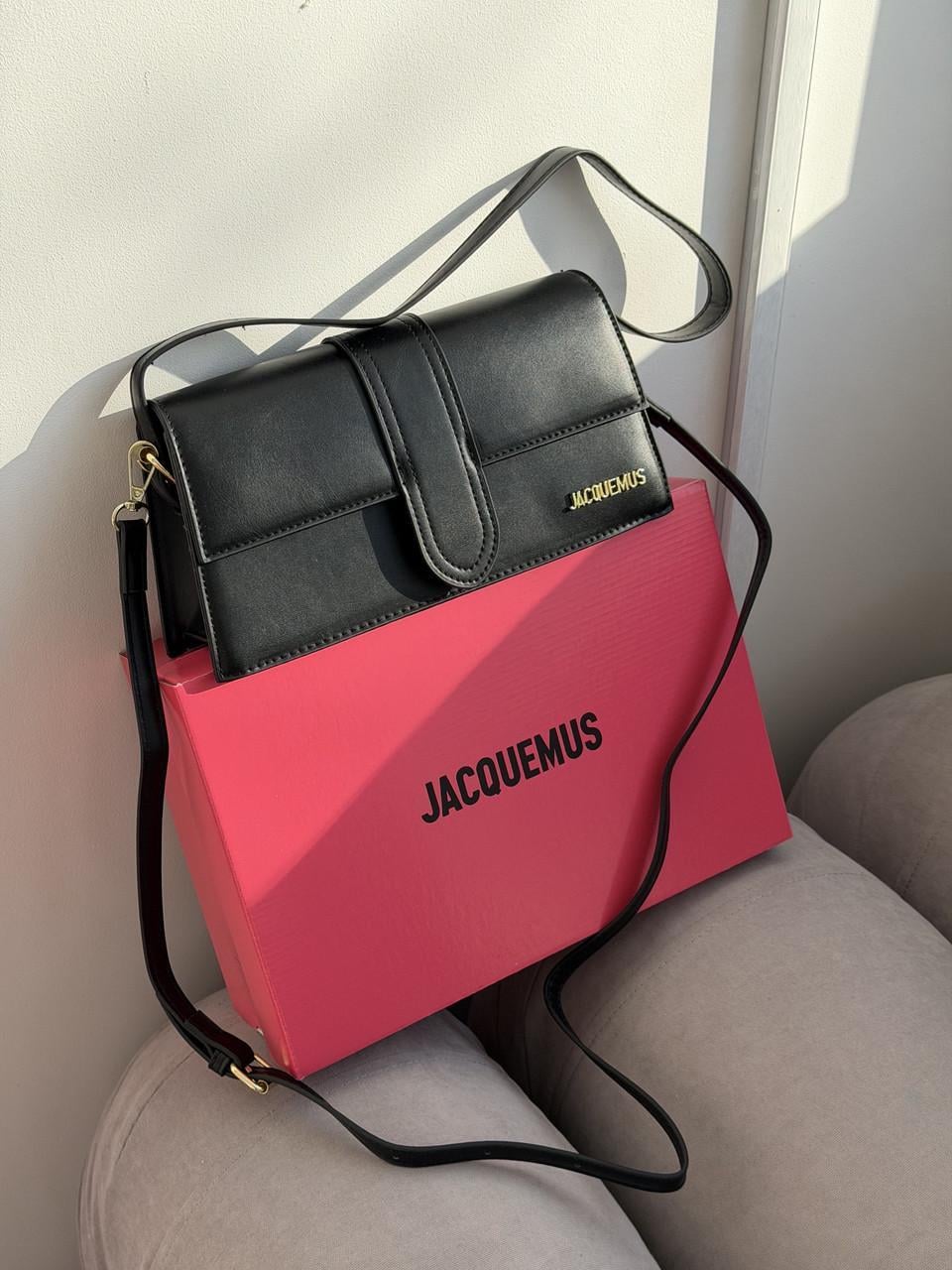 Сумка женская Jacquemus Le Grand Bambino на два ремня Черный (2927500049)