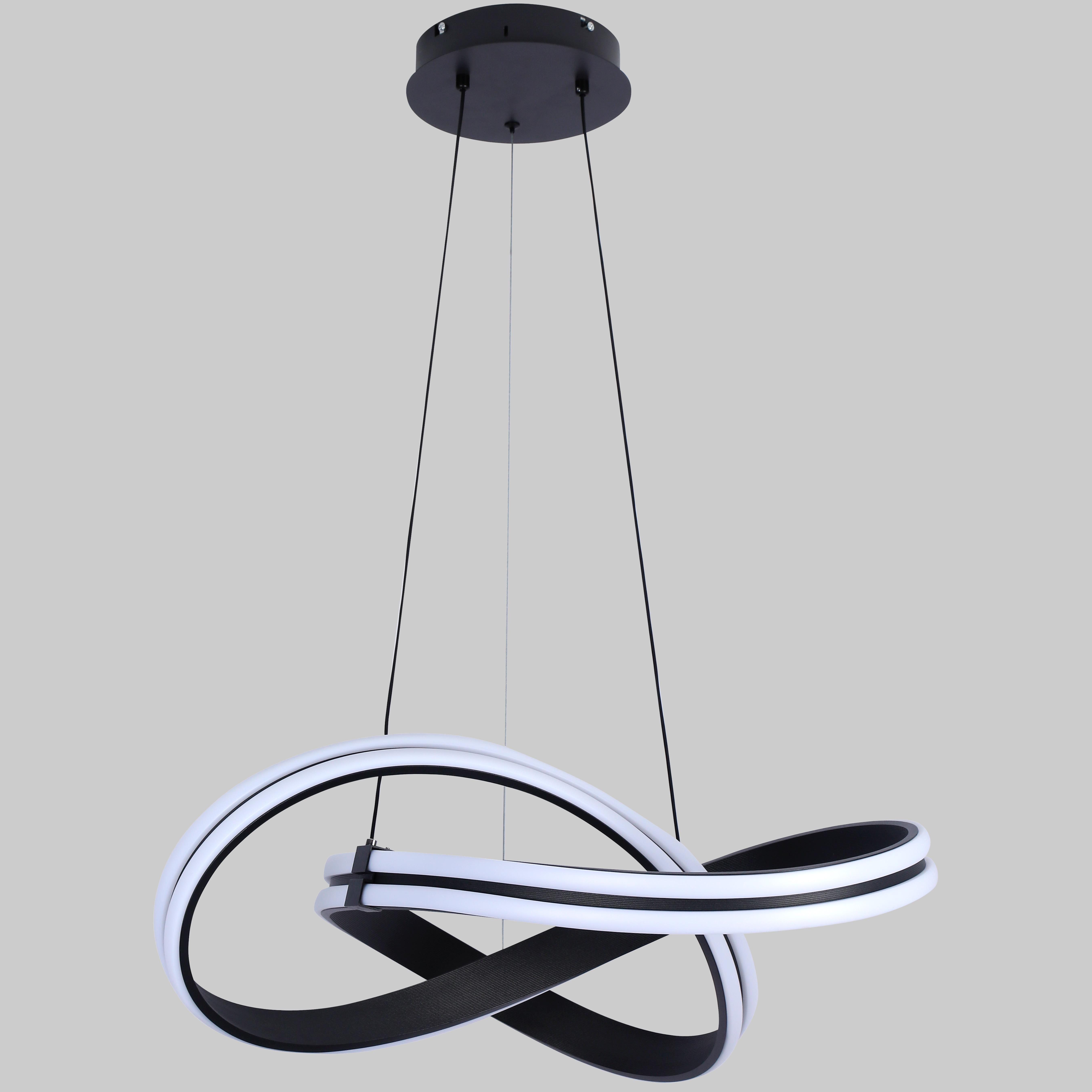 Люстра подвесная Led 120W Черный (87-78094 BK)