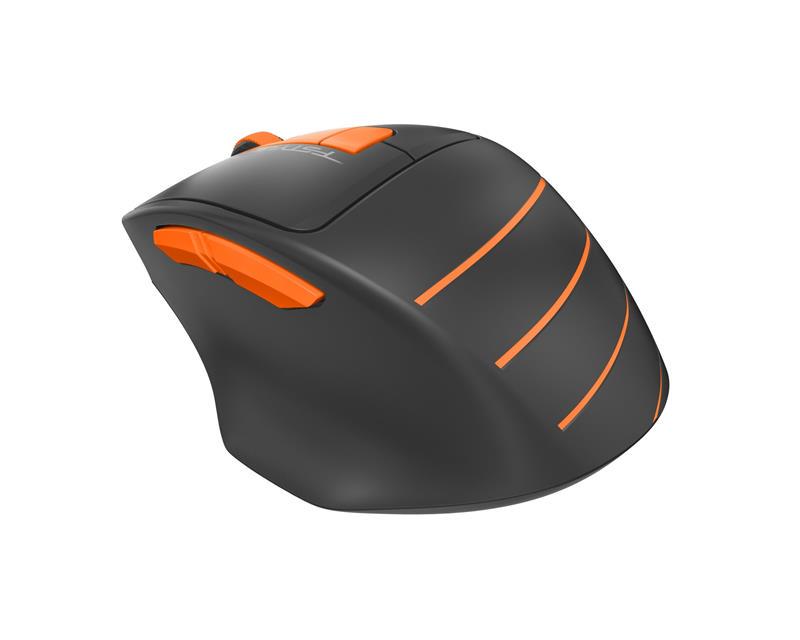 Компьютерная мышка беспроводная A4Tech FG30S Black/Orange (26448696) - фото 6