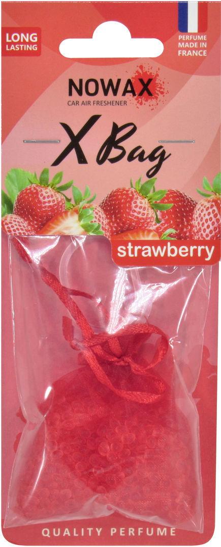 Ароматизатор для авто Nowax X Bag Strawberry на зеркало (NX07560)