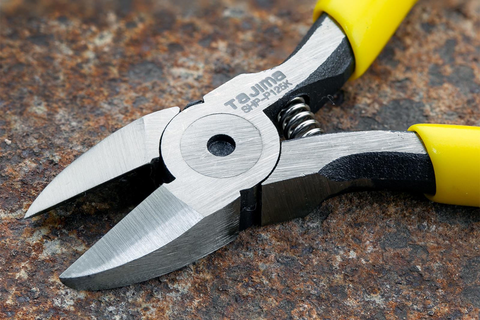 Кусачки-бокорезы Tajima SHP-P125K CrV плоские губки 125 мм (1205-0520) - фото 8