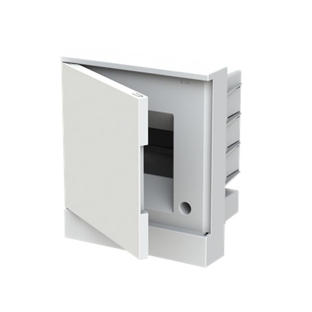 Щит распределительный пластиковый ABB basic E встраиваемый 6 модулей IP41 непрозрачные дверцы Белый (1SZR004002A1102)