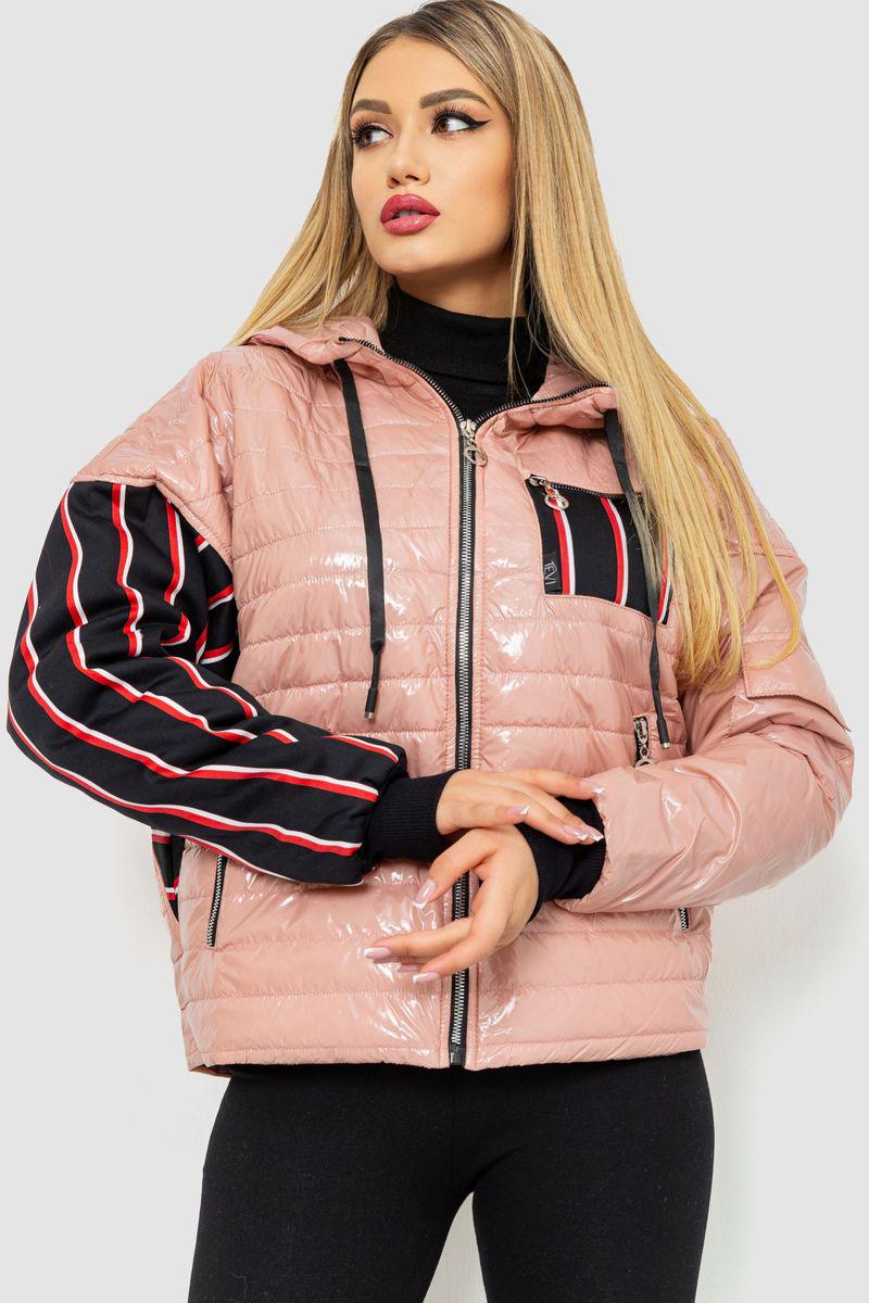 Куртка жіноча Ager демісезонна L-XL Пудровий (102R5222)