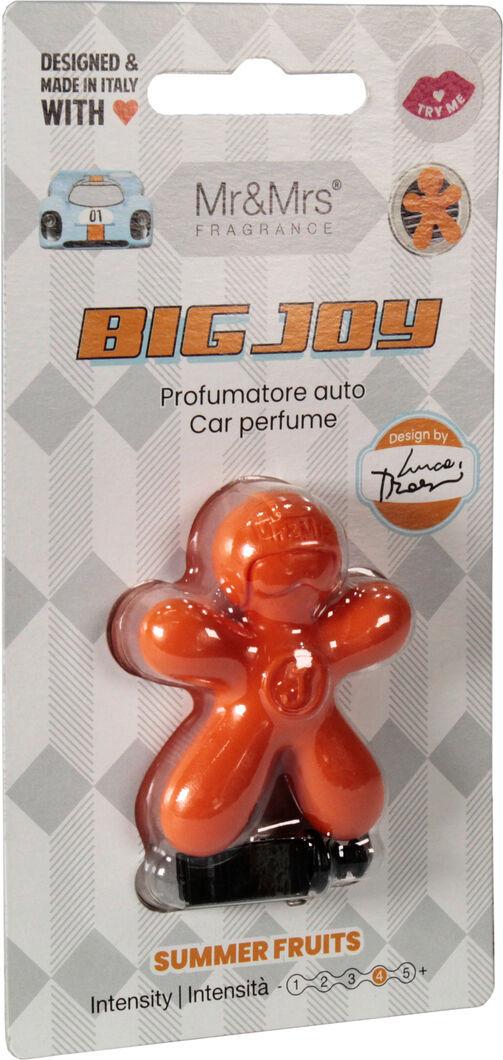 Ароматизатор для авто Mr&Mrs Big Joy Orange Summer Fruits на дефлектор твердый (0312123)