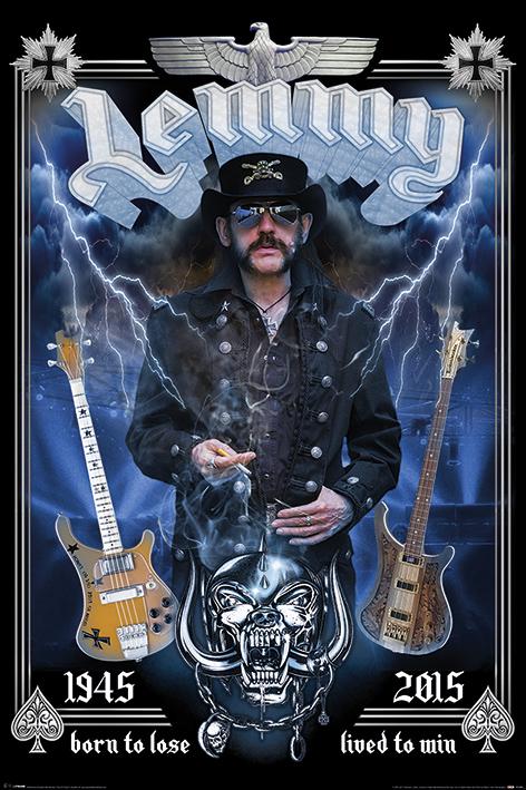 Постер плакат Lemmy Commemorative 61x91,5 см