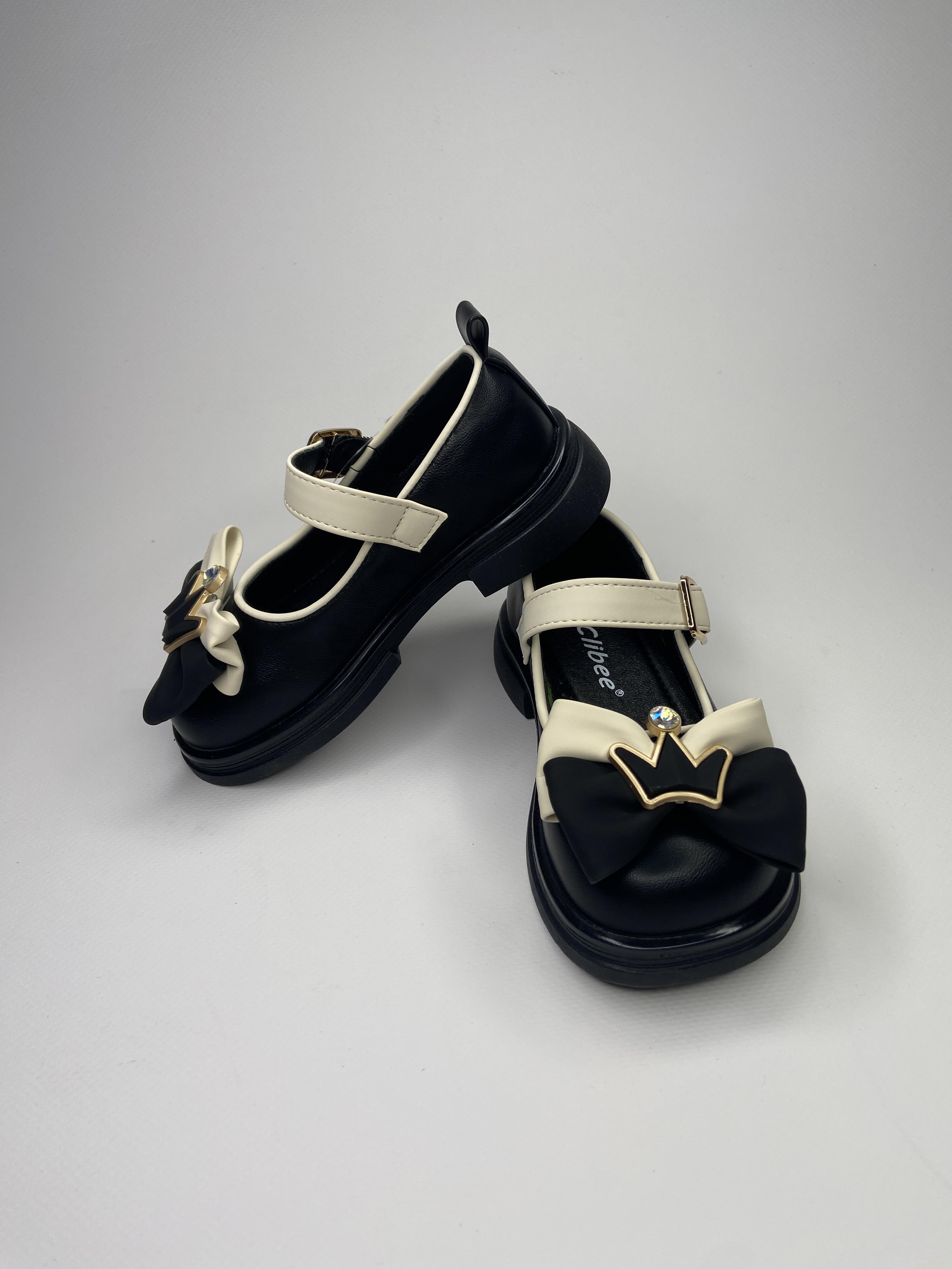 Туфлі для дівчаток ТМ Clibee 670976 W 30 18,5 cм Чорний (28106094) - фото 3 Туфлі для дівчаток ТМ Clibee 670976 W 30 18,5 cм Чорний (28106094) - фото 3