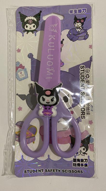 Ножницы детские Kuromi 9105К Зайчик в пластиковом чехле 14 см Фиолетовый (047090) Ножницы детские Kuromi 9105К Зайчик в пластиковом чехле 14 см Фиолетовый (047090)