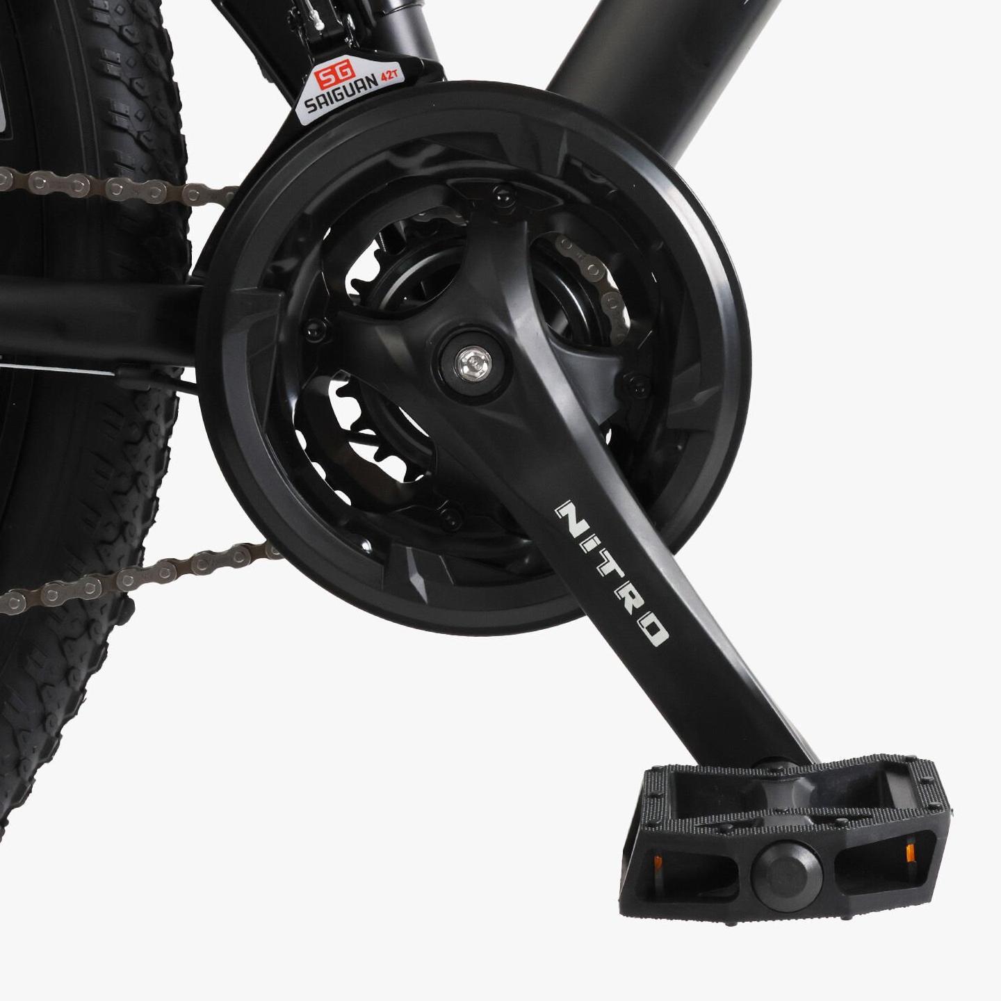 Велосипед горный Corso Nitro 29" оборудование Saiguan рама 21" Черно-белый - фото 8