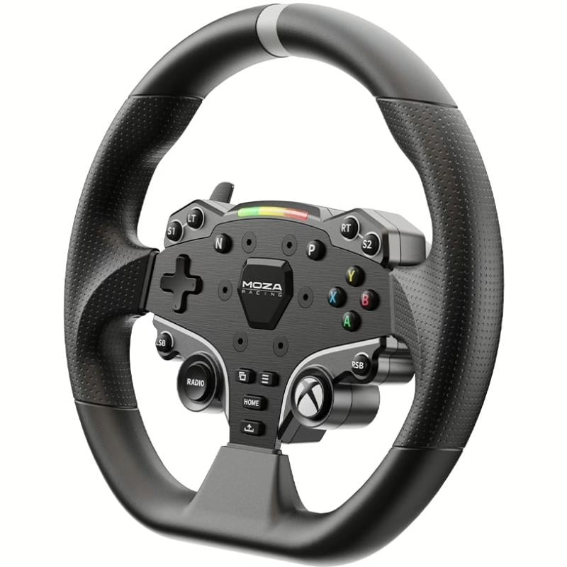 Ігрове кермо з педалями Moza Racing R3 Bundle для XBOX/PC 22кн педалі SR-P Lite кермо ESX Black (RS053) - фото 5 Ігрове кермо з педалями Moza Racing R3 Bundle для XBOX/PC 22кн педалі SR-P Lite кермо ESX Black (RS053) - фото 5