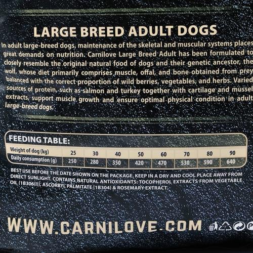 Корм сухой Carnilove Salmon & Turkey для взрослых собак больших пород лосось и индейка 12 кг - фото 4 Корм сухой Carnilove Salmon & Turkey для взрослых собак больших пород лосось и индейка 12 кг - фото 4