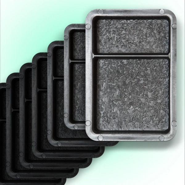 Форми для тротуарної плитки Верес-2007 Брук/Старе місто 1/3 і 2/3 45 мм 20 шт. (105030120-3251) - фото 1 Форми для тротуарної плитки Верес-2007 Брук/Старе місто 1/3 і 2/3 45 мм 20 шт. (105030120-3251) - фото 1