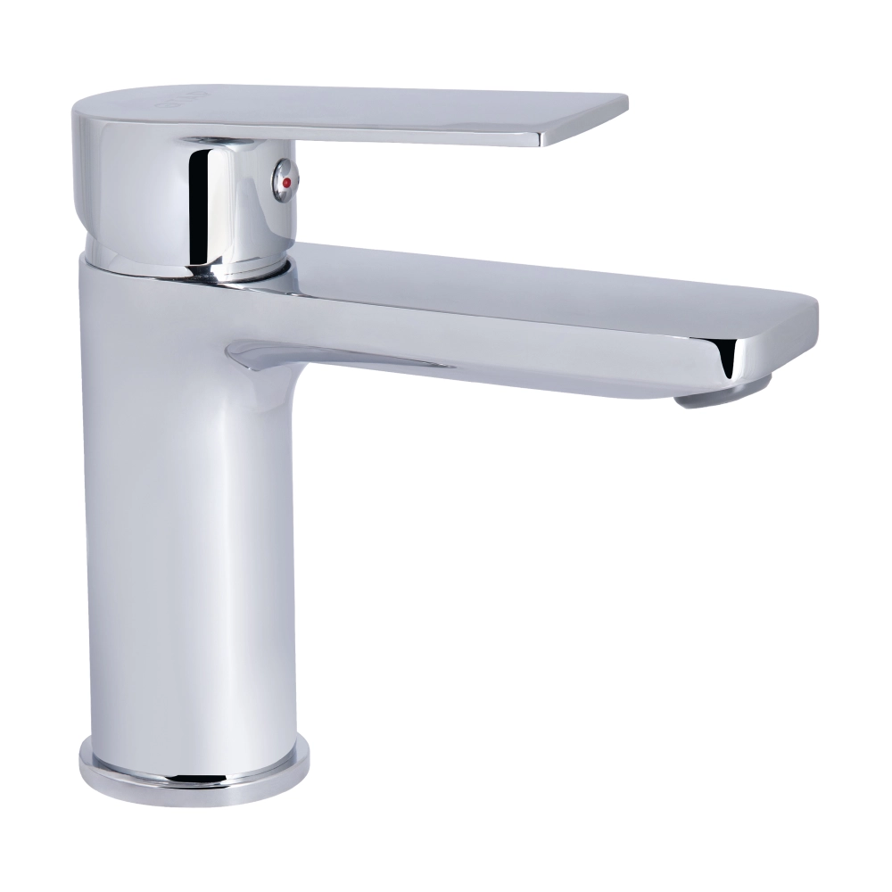 Змішувач для раковини низький Qtap Aries Chrome (k35)