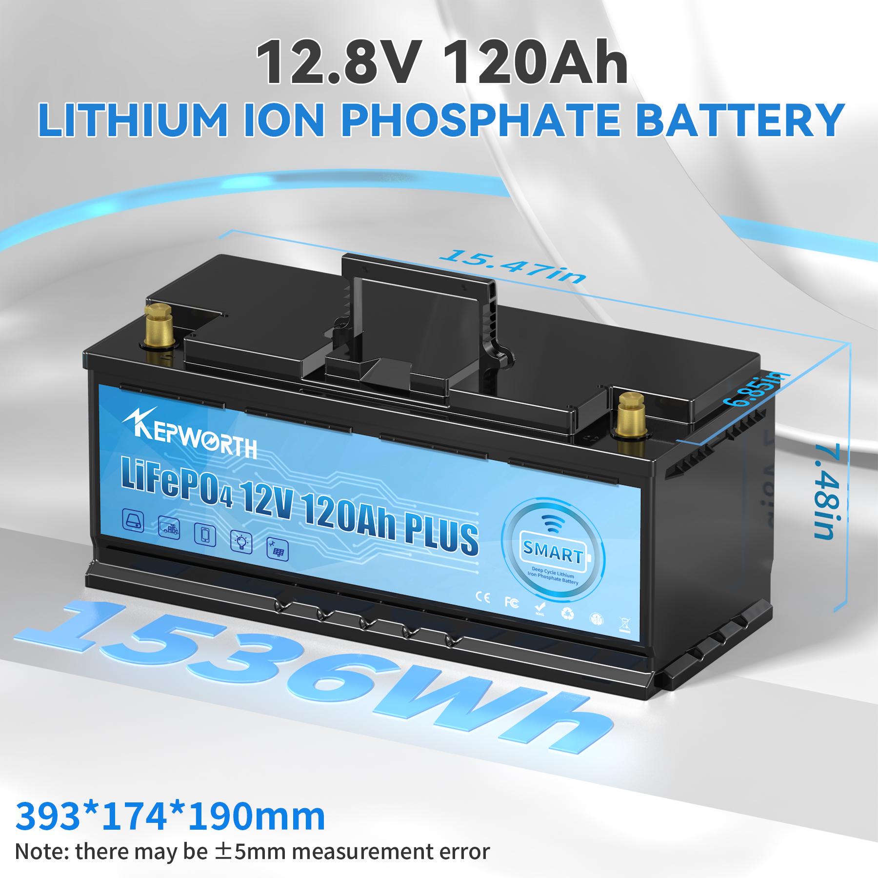 Аккумулятор Kepworth LiFePO4 12V/120AH Bluetooth (344256) - фото 7 Аккумулятор Kepworth LiFePO4 12V/120AH Bluetooth (344256) - фото 7