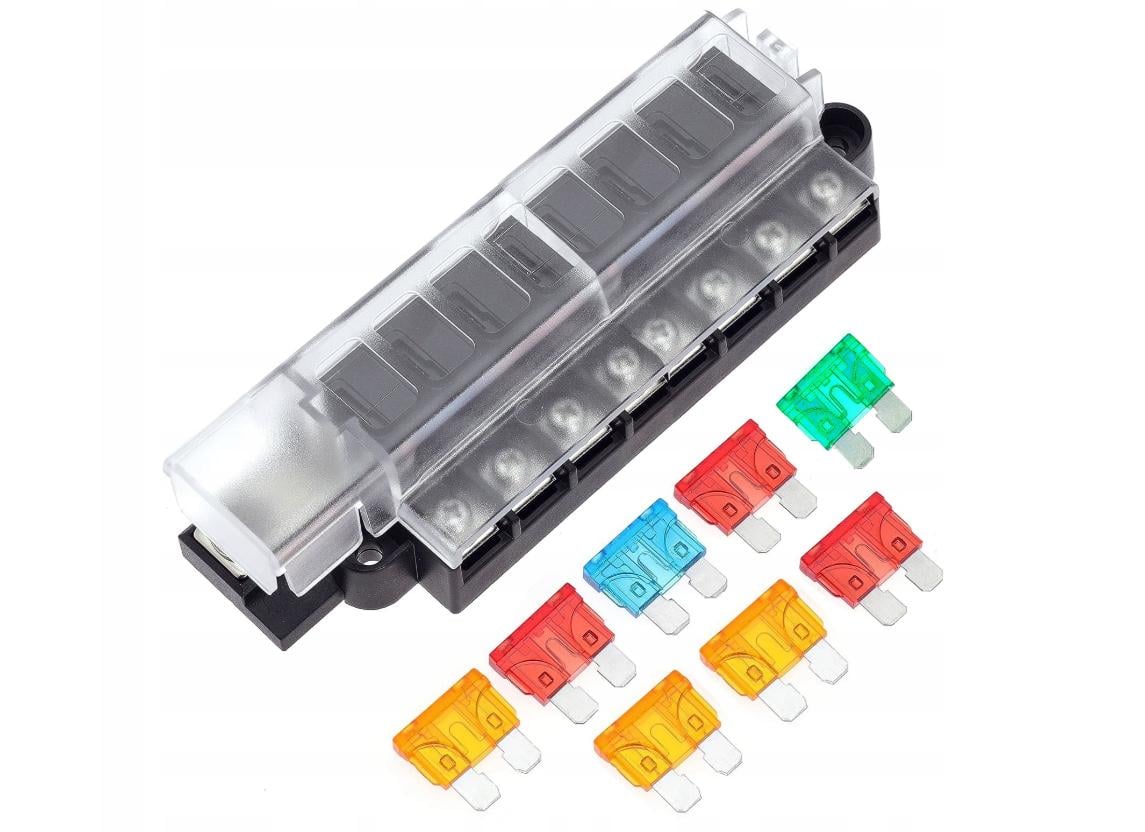 Блок предохранителей универсальный на 8 шт.
