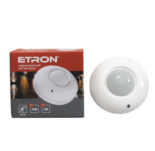датчик движения ETRON Sensor 230V IP20 с датчиком освещенности (25305994) - фото 3