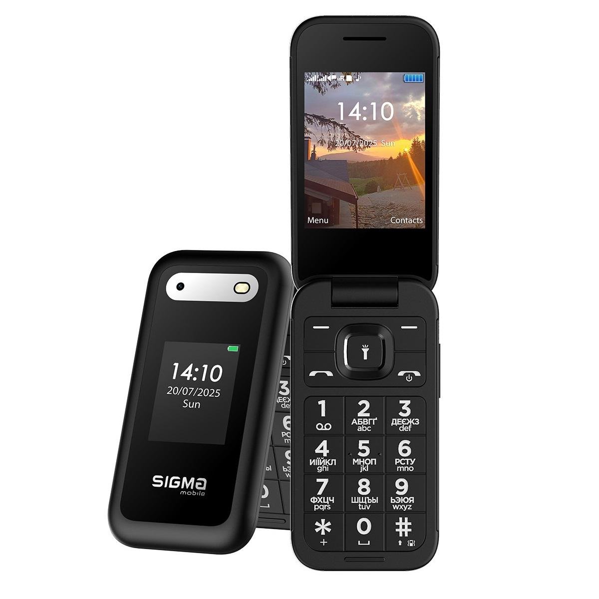 Мобильный телефон раскладушка Sigma mobile X-style 281 Clik Dual Sim Black (31153400) Мобильный телефон раскладушка Sigma mobile X-style 281 Clik Dual Sim Black (31153400)