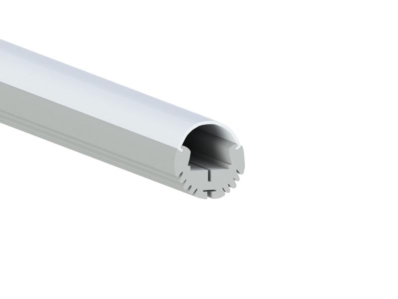 Профиль алюминиевый анодированный LEDUA АЛ-08 круглый + рассеиватель для LED ленты подвесной 2 м (4355)