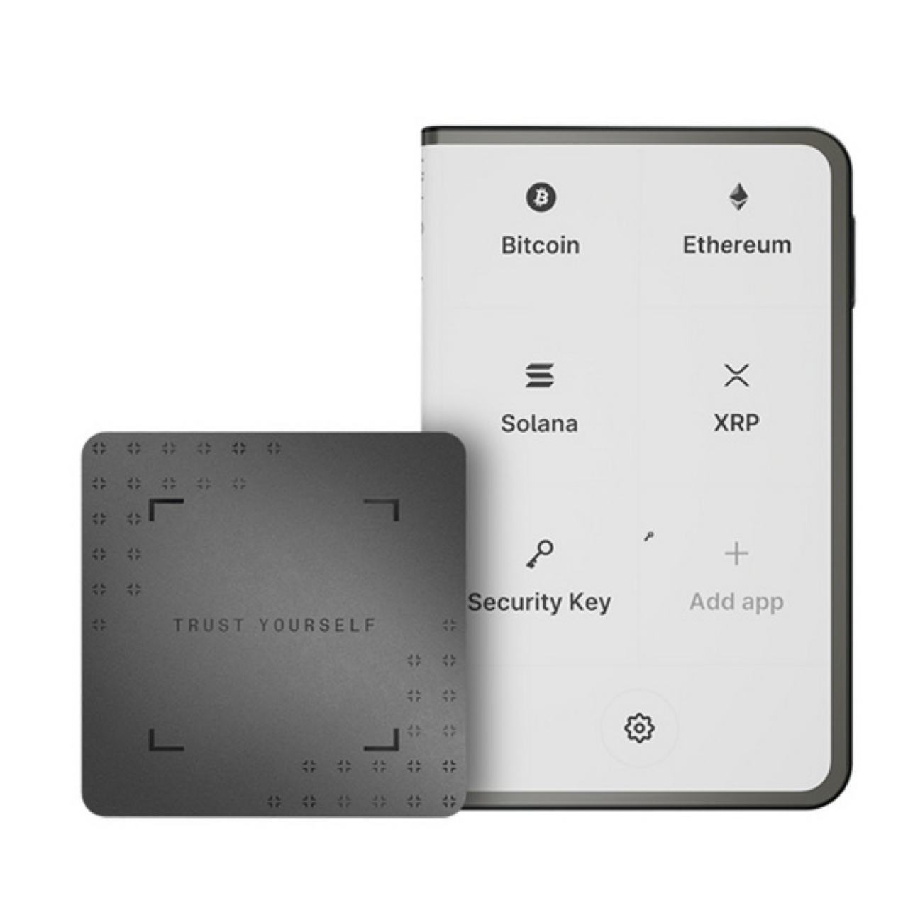 Криптогаманець апаратний Ledger Stax Graphite/Magnet Shell (lstx-RK_naiua)