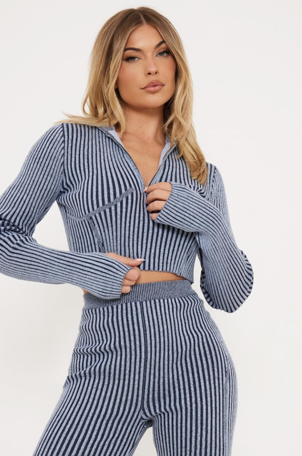 Кофта Pretty Little Thing CNG7758 XS Голубой (3331109412242)