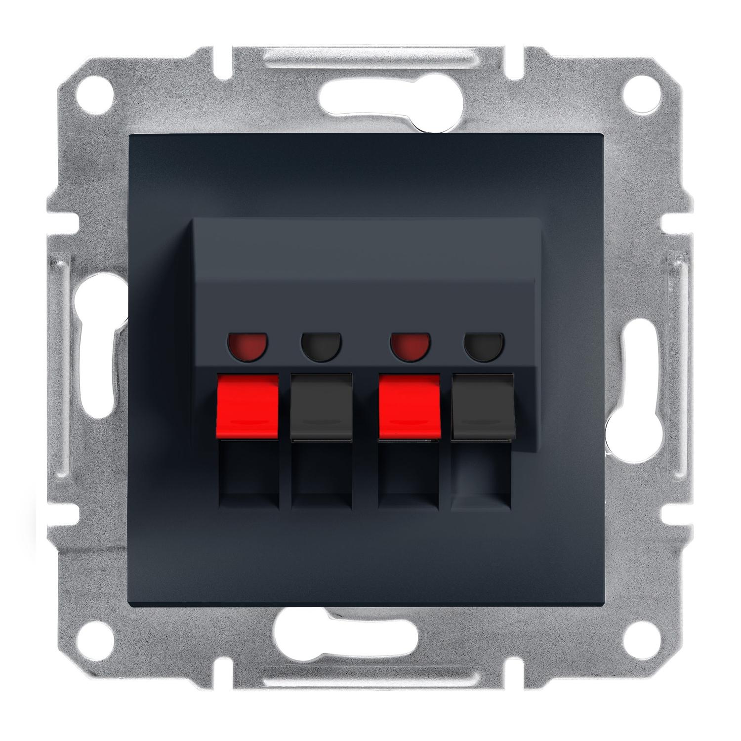 Аудиорозетка Schneider Electric Asfora Антрацитовый (EPH5700171) Аудиорозетка Schneider Electric Asfora Антрацитовый (EPH5700171)