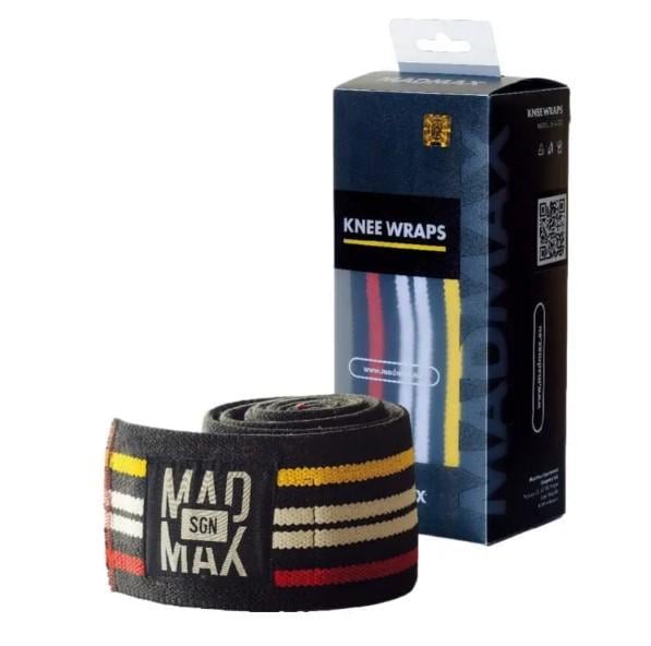 Бинты на колени MadMax MFA-292 Knee Wraps Black (MFA-292-U)