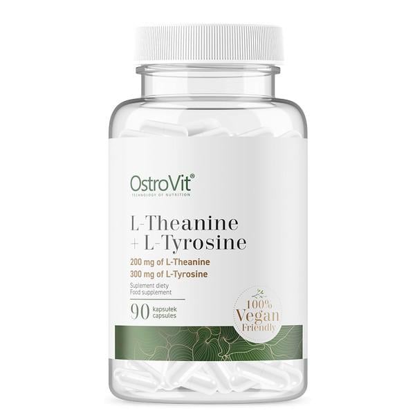 Натуральная добавка OstroVit L-Theanine + L-Tyrosine Vege 90 капсул