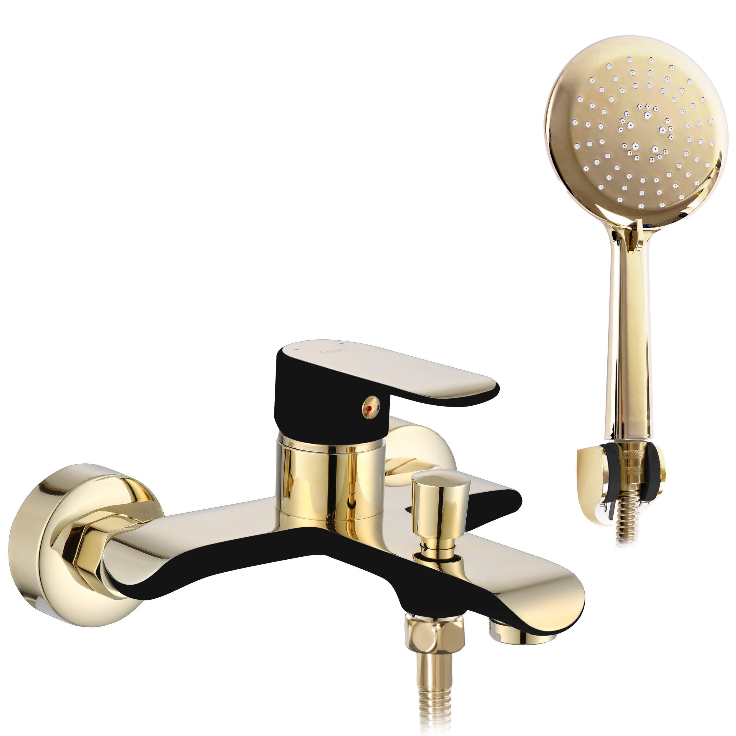 Смеситель для ванны CUBO REA BLOOM B9939 reac-00000000563 однорычажный Золотой (165262)