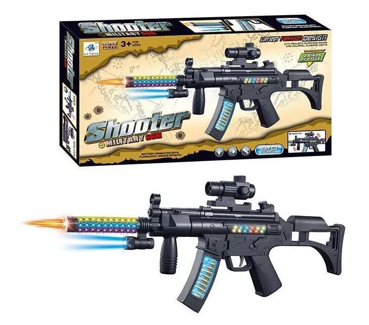 Автомат детский игрушечный Shooter Military Gun со световыми и звуковыми эффектами (804 B-2)