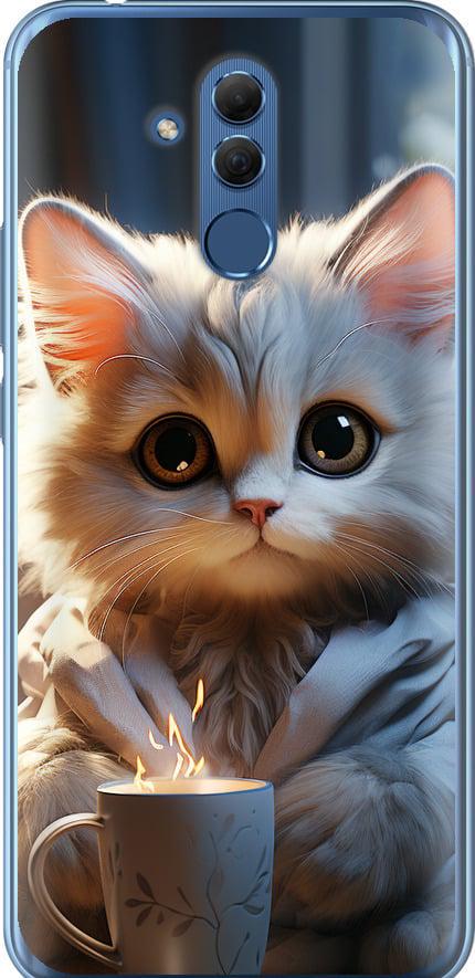 Чехол на Huawei Mate 20 Lite White cat (5646u-1575-42517)