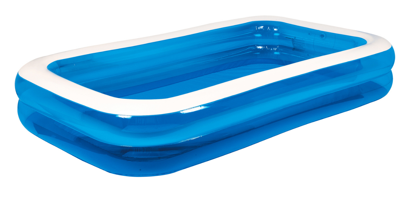 Бассейн прямоугольный надувной с клапаном SunClub 4473 778 л 262х175х50см виниловый Синий (leo-140614)