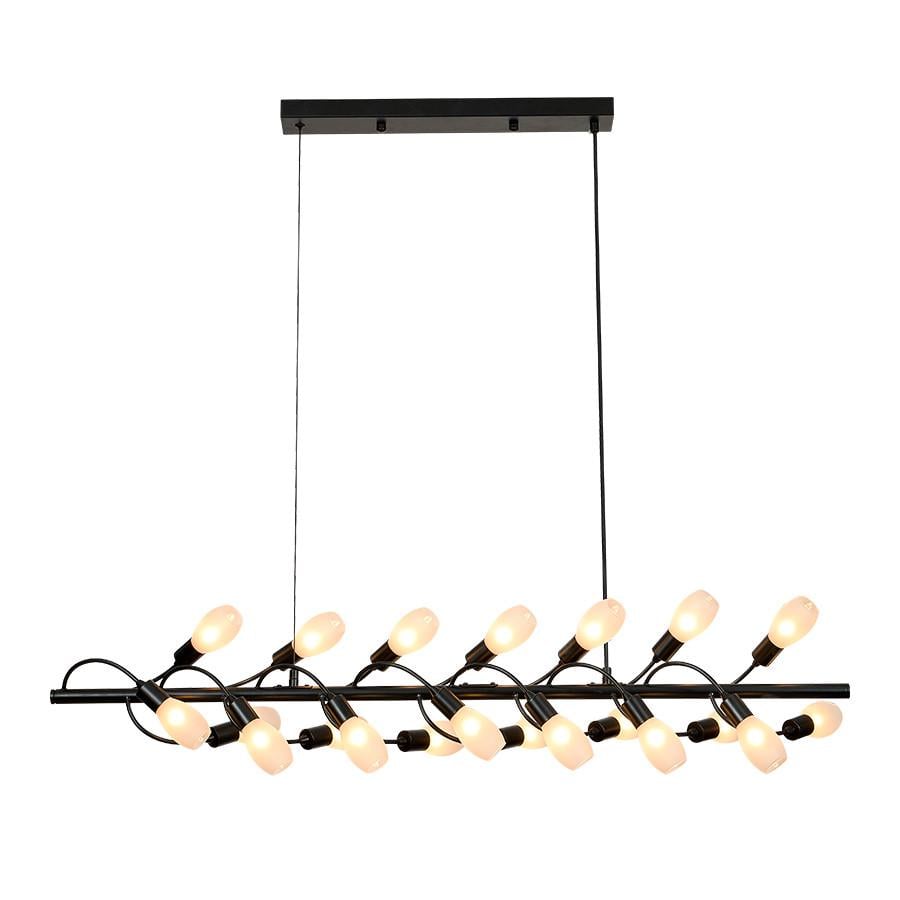 Люстра 788P10106-21 BK/MT G9 Чорний/Білий матовий