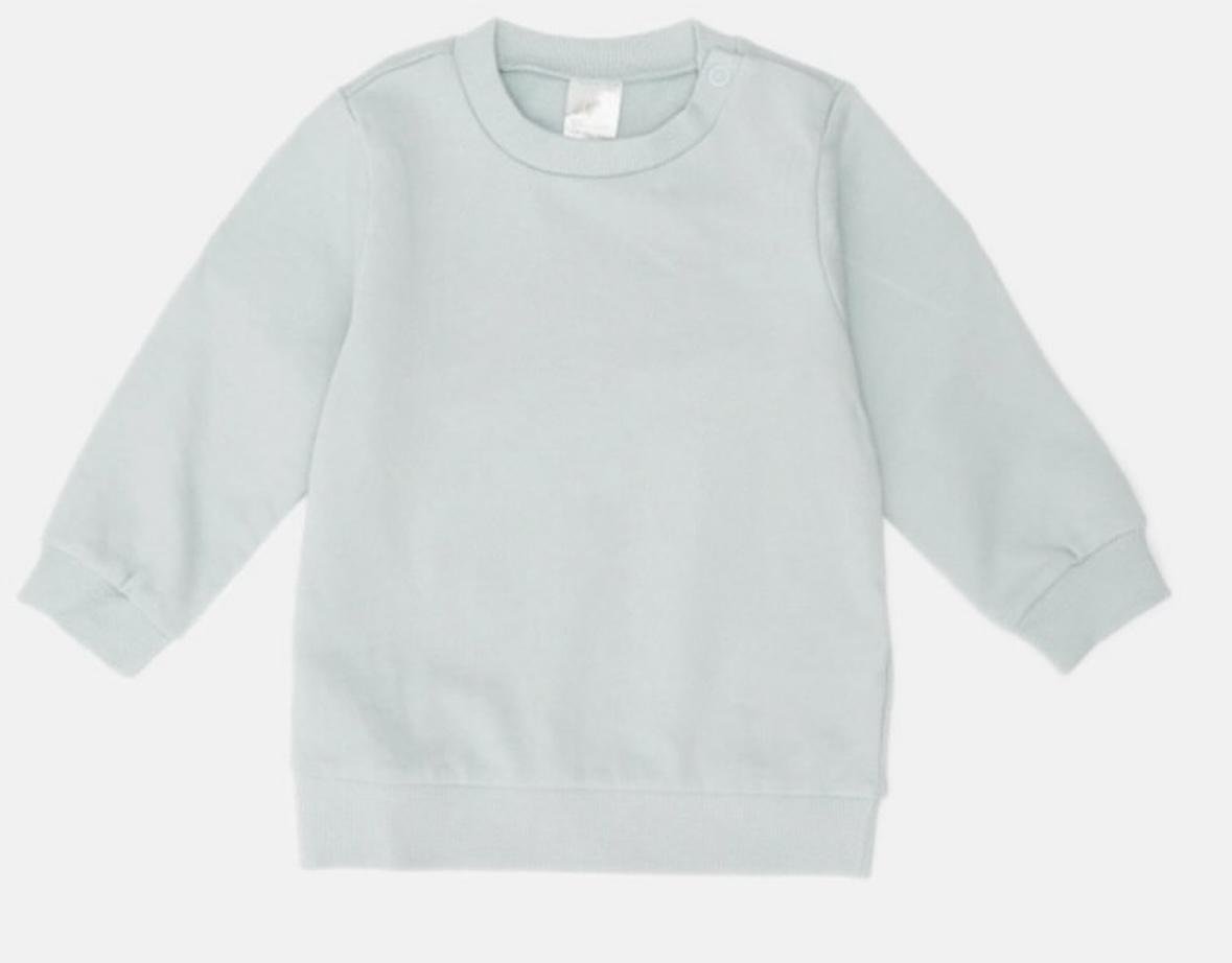 Свитшот детский утепленный H&M 62 см Бирюзовый (0764758)