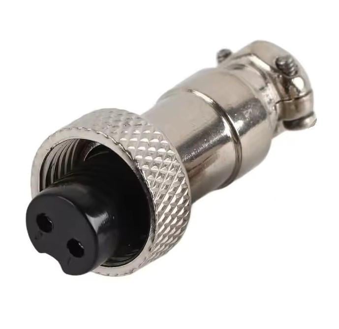 Роз'єм з’єднувальний циліндричний GX12-12M-2B 2 pin розетка (2823895199) Роз'єм з’єднувальний циліндричний GX12-12M-2B 2 pin розетка (2823895199)